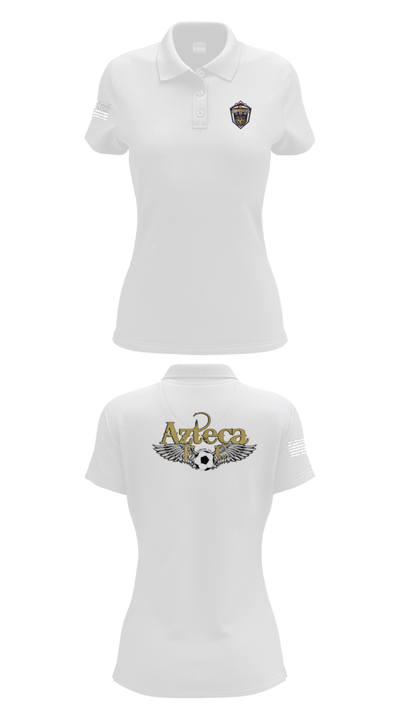 Azteca 61641395 Women's Short Sleeve Performance Polo  - 17