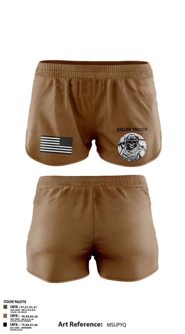 Ranger Panties, Killer Troop, Army, Teamtime, Team time, sublimation, custom sports apparel, team uniforms, spirit wear, spiritwear, sports uniforms, custom shirts, team store, custom team store, fundraiser sports, apparel fundraiser