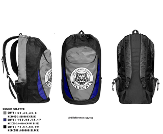 Gear Bag, The Carmel School Volleyball, Women's Volleyball, Teamtime, Team time, sublimation, custom sports apparel, team uniforms, spirit wear, spiritwear, sports uniforms, custom shirts, team store, custom team store, fundraiser sports, apparel fundraiser