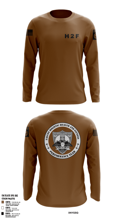 2BCT H2F 96509801 Long Sleeve Performance Shirt - 9