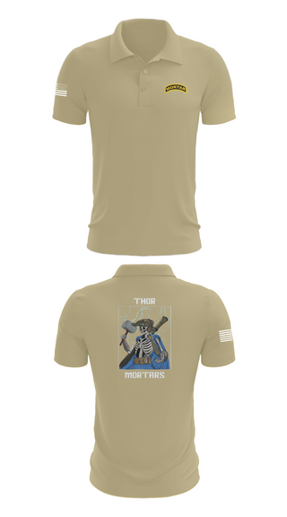 Short Sleeve Performance Polo, 5/4 Cav, C-TRP MTRS, , Teamtime, Team time, sublimation, custom sports apparel, team uniforms, spirit wear, spiritwear, sports uniforms, custom shirts, team store, custom team store, fundraiser sports, apparel fundraiser