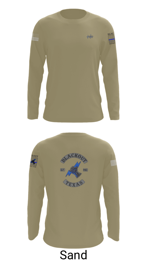 Long Sleeve Performance Shirt, BLACKOUT LE-MC, , Teamtime, Team time, sublimation, custom sports apparel, team uniforms, spirit wear, spiritwear, sports uniforms, custom shirts, team store, custom team store, fundraiser sports, apparel fundraiser