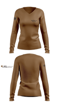 Counterdrug Joint Task Force 67657692 Women's Long Sleeve V-neck Shirt - 2