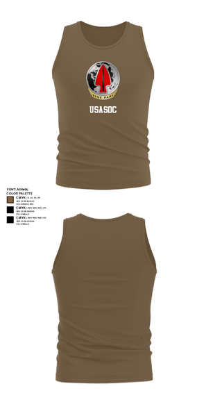 Tank Top, Usasoc, Army, Teamtime, Team time, sublimation, custom sports apparel, team uniforms, spirit wear, spiritwear, sports uniforms, custom shirts, team store, custom team store, fundraiser sports, apparel fundraiser
