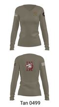 Apache company, 4-6 IN 88523274 Women's Long Sleeve V-neck Shirt - 77