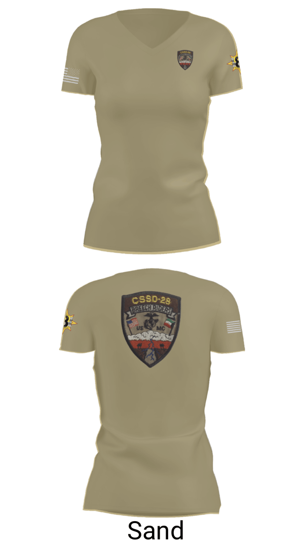Women's Short Sleeve Vneck Shirt, CSSD 28, Marines, Teamtime, Team time, sublimation, custom sports apparel, team uniforms, spirit wear, spiritwear, sports uniforms, custom shirts, team store, custom team store, fundraiser sports, apparel fundraiser