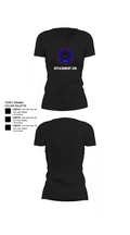 Detachment 035 78200386 Women's Short Sleeve V-neck Shirt - 24