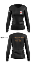 CVFC 22925826 Women's Long Sleeve V-neck Shirt - 1
