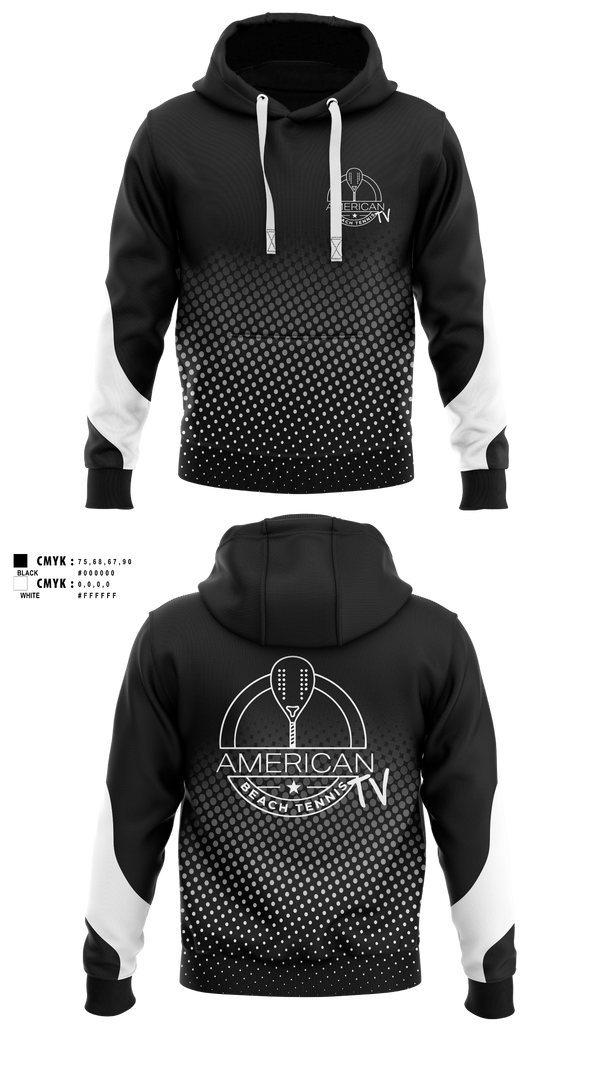 Hoodie, American Beach Tennis, Tennis, Teamtime, Team time, sublimation, custom sports apparel, team uniforms, spirit wear, spiritwear, sports uniforms, custom shirts, team store, custom team store, fundraiser sports, apparel fundraiser