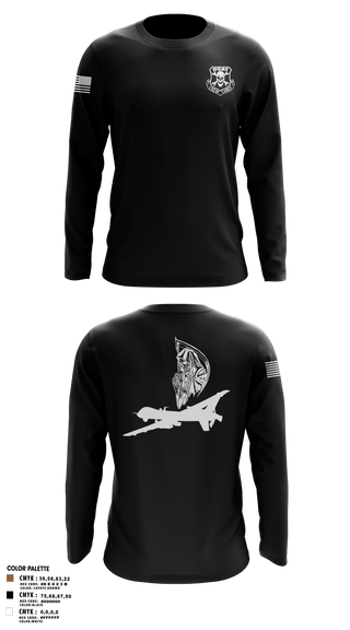 Long Sleeve Performance Shirt, 12th AMU, Air Force, Teamtime, Team time, sublimation, custom sports apparel, team uniforms, spirit wear, spiritwear, sports uniforms, custom shirts, team store, custom team store, fundraiser sports, apparel fundraiser