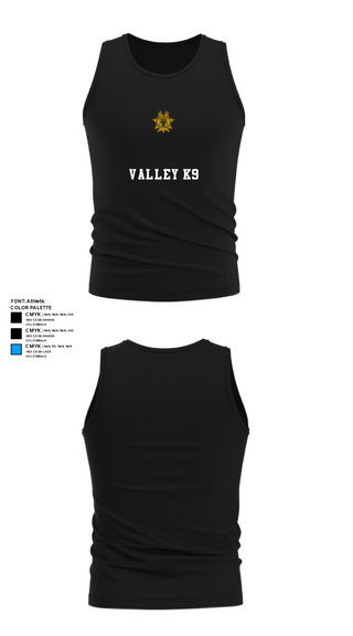 Tank Top, VALLEY K9, , Teamtime, Team time, sublimation, custom sports apparel, team uniforms, spirit wear, spiritwear, sports uniforms, custom shirts, team store, custom team store, fundraiser sports, apparel fundraiser