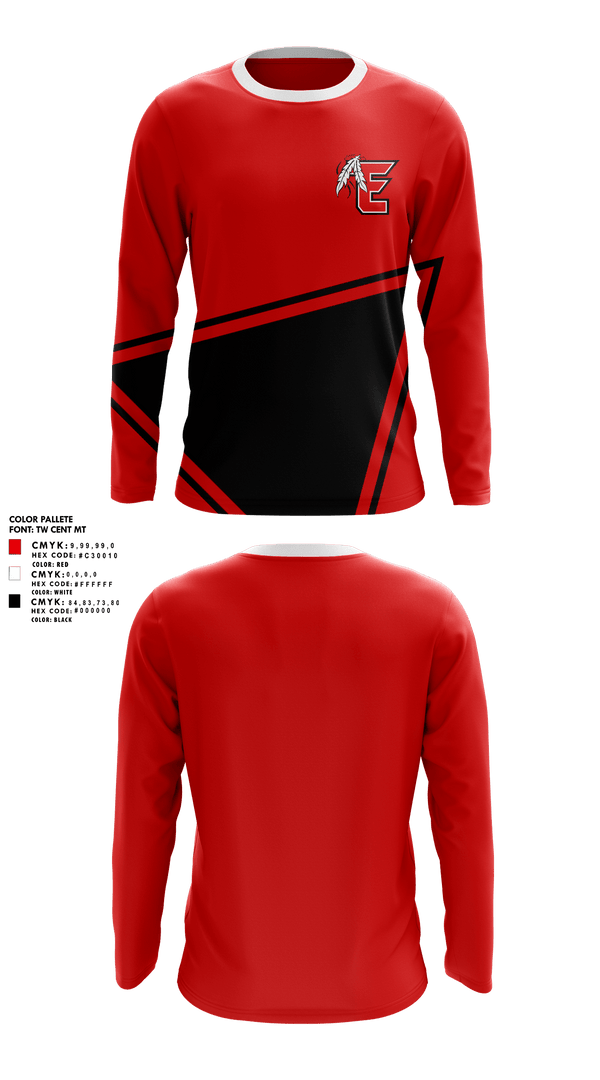 Long Sleeve Performance Shirt, EHS Track & Field, Track & Field, Teamtime, Team time, sublimation, custom sports apparel, team uniforms, spirit wear, spiritwear, sports uniforms, custom shirts, team store, custom team store, fundraiser sports, apparel fundraiser