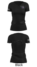 Camas High School Swimming 54044960 Women's Short Sleeve V-neck Shirt - 38