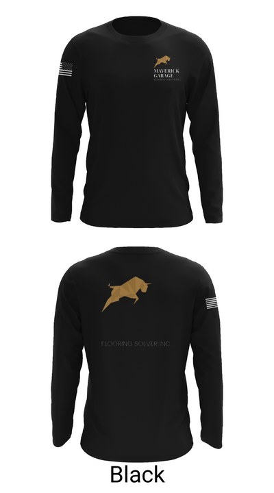 Maverickgarageflooring 85949571 Long Sleeve Performance Shirt - 26