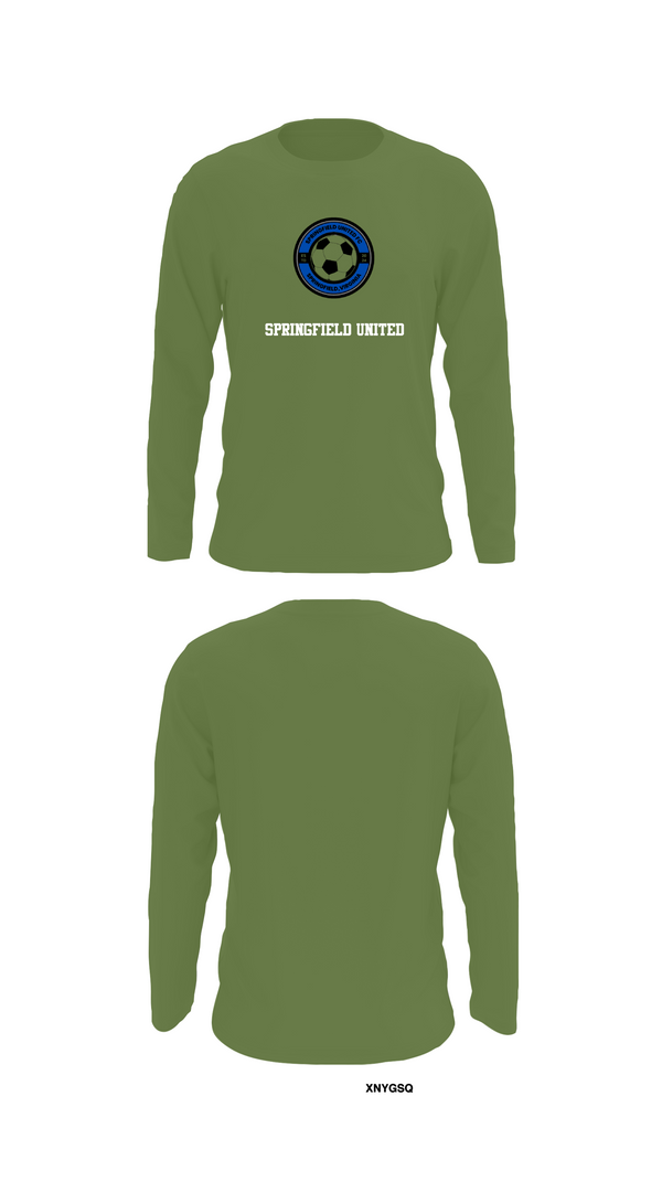 Long Sleeve Performance Shirt, Springfield United, Men's Soccer, Teamtime, Team time, sublimation, custom sports apparel, team uniforms, spirit wear, spiritwear, sports uniforms, custom shirts, team store, custom team store, fundraiser sports, apparel fundraiser