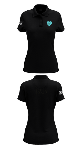 Womens Short Sleeve Performance Polo, Bark & Bougie LV, , Teamtime, Team time, sublimation, custom sports apparel, team uniforms, spirit wear, spiritwear, sports uniforms, custom shirts, team store, custom team store, fundraiser sports, apparel fundraiser