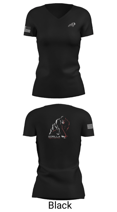 USACA-R 32862257 Women's Short Sleeve V-neck Shirt - 28