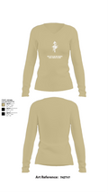 3rd Battalion 2nd Marines Scout Sniper Platoon 1879947 Women's Long Sleeve V-neck Shirt - 82