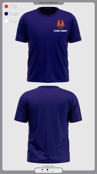 Short Sleeve Performance Shirt, Atomic gaming and, , Teamtime, Team time, sublimation, custom sports apparel, team uniforms, spirit wear, spiritwear, sports uniforms, custom shirts, team store, custom team store, fundraiser sports, apparel fundraiser