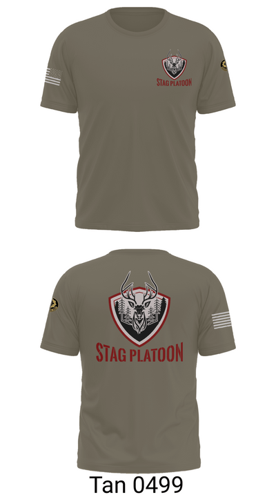 Eagle troop 2/2 62182830 Short Sleeve Performance Shirt - 76