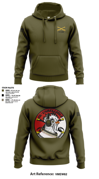 1-1 cav 82993951 Hoodie - 1