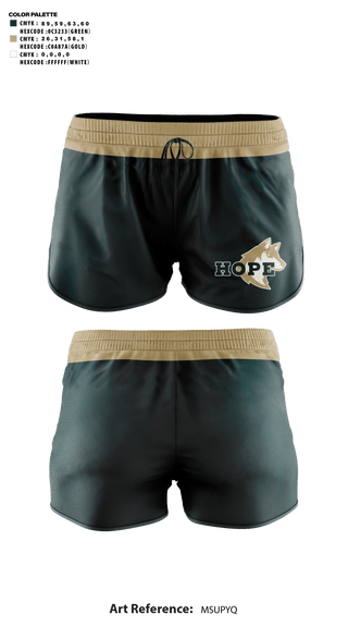 Womens Shorts, Hope Christian Middle School Cheer, Cheer, Teamtime, Team time, sublimation, custom sports apparel, team uniforms, spirit wear, spiritwear, sports uniforms, custom shirts, team store, custom team store, fundraiser sports, apparel fundraiser