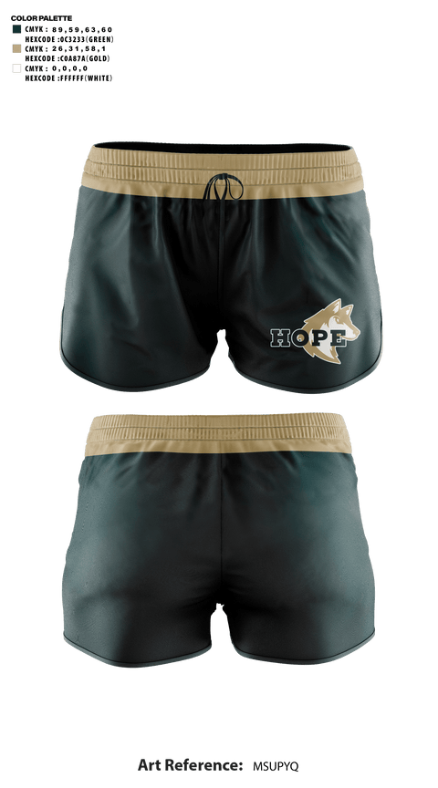 Womens Shorts, Hope Christian Middle School Cheer, Cheer, Teamtime, Team time, sublimation, custom sports apparel, team uniforms, spirit wear, spiritwear, sports uniforms, custom shirts, team store, custom team store, fundraiser sports, apparel fundraiser