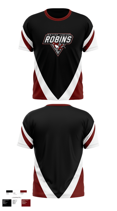 Antigo Area Youth Hockey Association 74240357 Short Sleeve Performance Shirt - 1