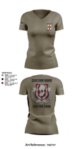1st Medical Brigade 47127889 Women's Short Sleeve V-neck Shirt - 19