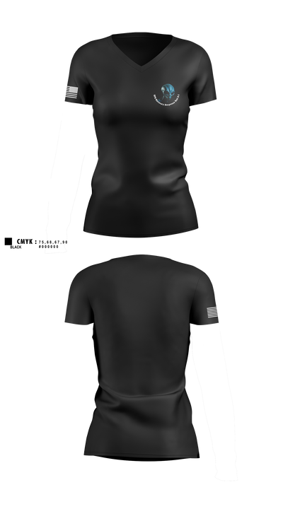 undefined Women's Short Sleeve V-neck Shirt - 1