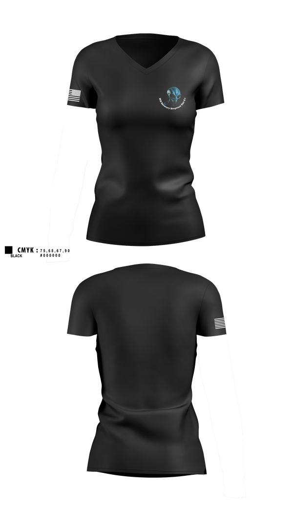 Womens Short Sleeve Vneck Shirt, UFO Recovery Response Unit  2-1, , Teamtime, Team time, sublimation, custom sports apparel, team uniforms, spirit wear, spiritwear, sports uniforms, custom shirts, team store, custom team store, fundraiser sports, apparel fundraiser