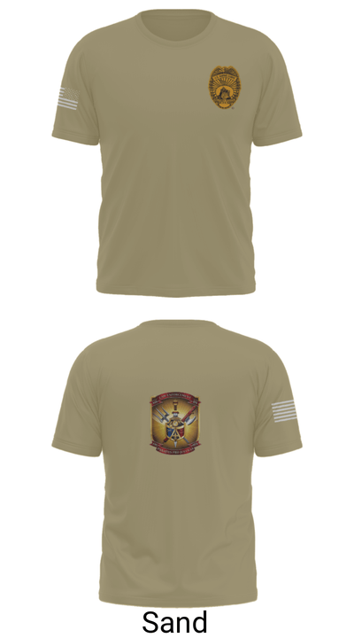4th Law Enforcement Battalion Bravo Company 77737735 Short Sleeve Performance Shirt - 96