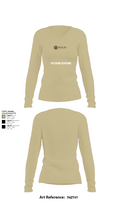 Wetwork Kustoms 4743471 Women's Long Sleeve V-neck Shirt - 37