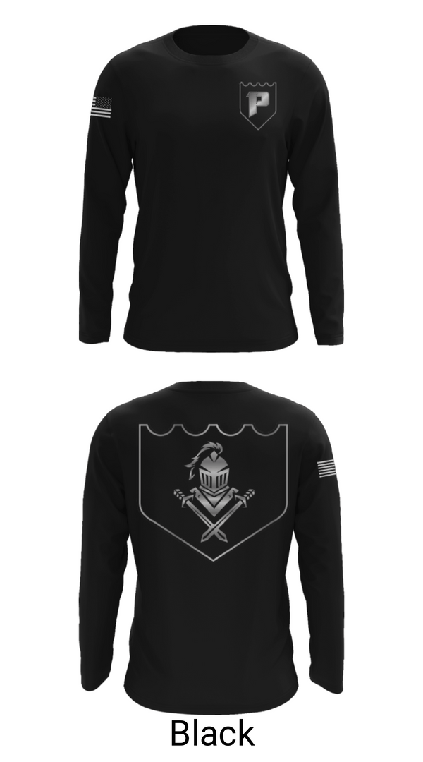 Long Sleeve Performance Shirt, Preston High School Cross Country, Cross Country, Teamtime, Team time, sublimation, custom sports apparel, team uniforms, spirit wear, spiritwear, sports uniforms, custom shirts, team store, custom team store, fundraiser sports, apparel fundraiser