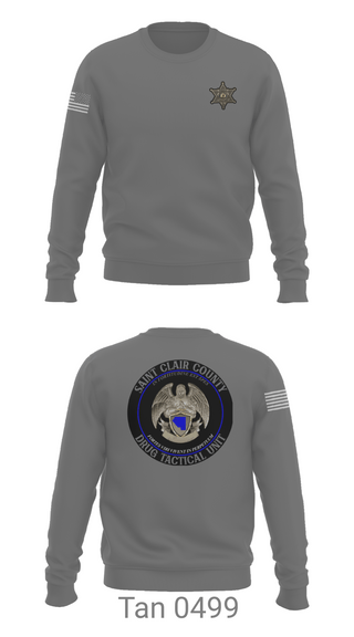 Crew Neck Sweatshirt, Drug Tactical Unit, , Teamtime, Team time, sublimation, custom sports apparel, team uniforms, spirit wear, spiritwear, sports uniforms, custom shirts, team store, custom team store, fundraiser sports, apparel fundraiser