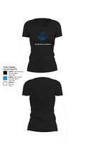 San Leandro High School Golf 2010709 Women's Short Sleeve V-neck Shirt - 11
