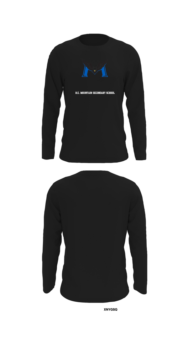 Long Sleeve Performance Shirt, R.E. Mountain Secondary School, Spirit Store, Teamtime, Team time, sublimation, custom sports apparel, team uniforms, spirit wear, spiritwear, sports uniforms, custom shirts, team store, custom team store, fundraiser sports, apparel fundraiser