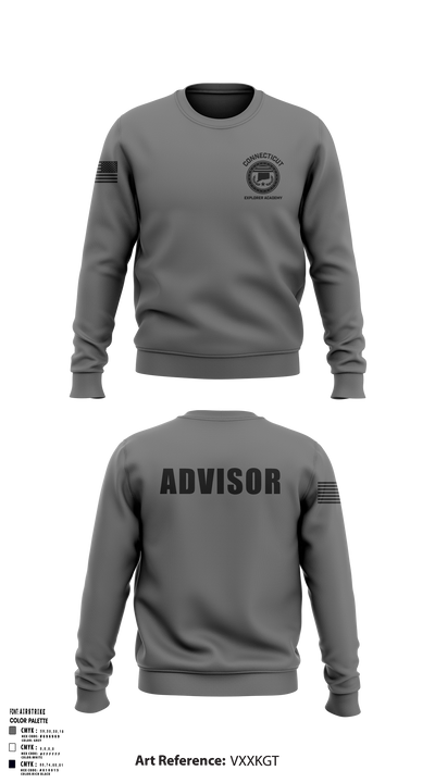 Waterbury Police Explorers 95756336 Crew Neck Sweatshirt - 44