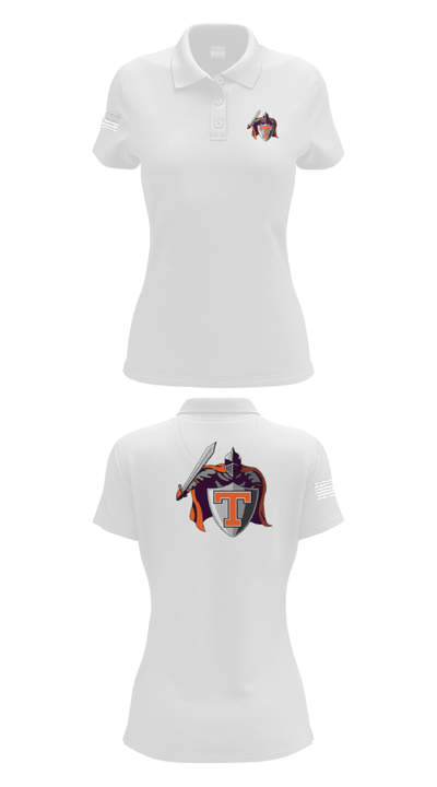 Black Knights 19410251 Women's Short Sleeve Performance Polo  - 17