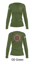 Boulder creek fire 92680239 Women's Long Sleeve V-neck Shirt - 57