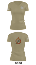 978th MP Comapny 22657542 Women's Short Sleeve V-neck Shirt - 88