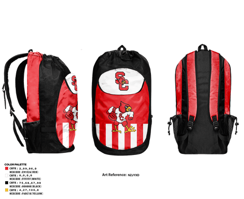 Gear Bag, Scott County High School Golf, Golf, Teamtime, Team time, sublimation, custom sports apparel, team uniforms, spirit wear, spiritwear, sports uniforms, custom shirts, team store, custom team store, fundraiser sports, apparel fundraiser