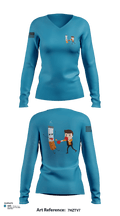 La droga niños 95132385 Women's Long Sleeve V-neck Shirt - 123