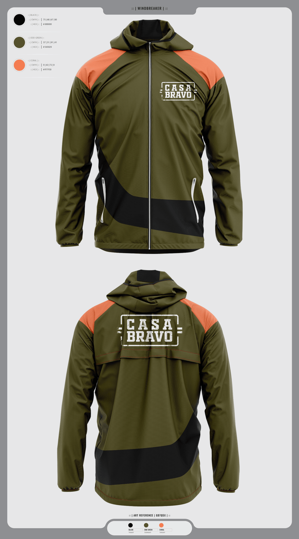Windbreaker, Casa Bravo, , Teamtime, Team time, sublimation, custom sports apparel, team uniforms, spirit wear, spiritwear, sports uniforms, custom shirts, team store, custom team store, fundraiser sports, apparel fundraiser