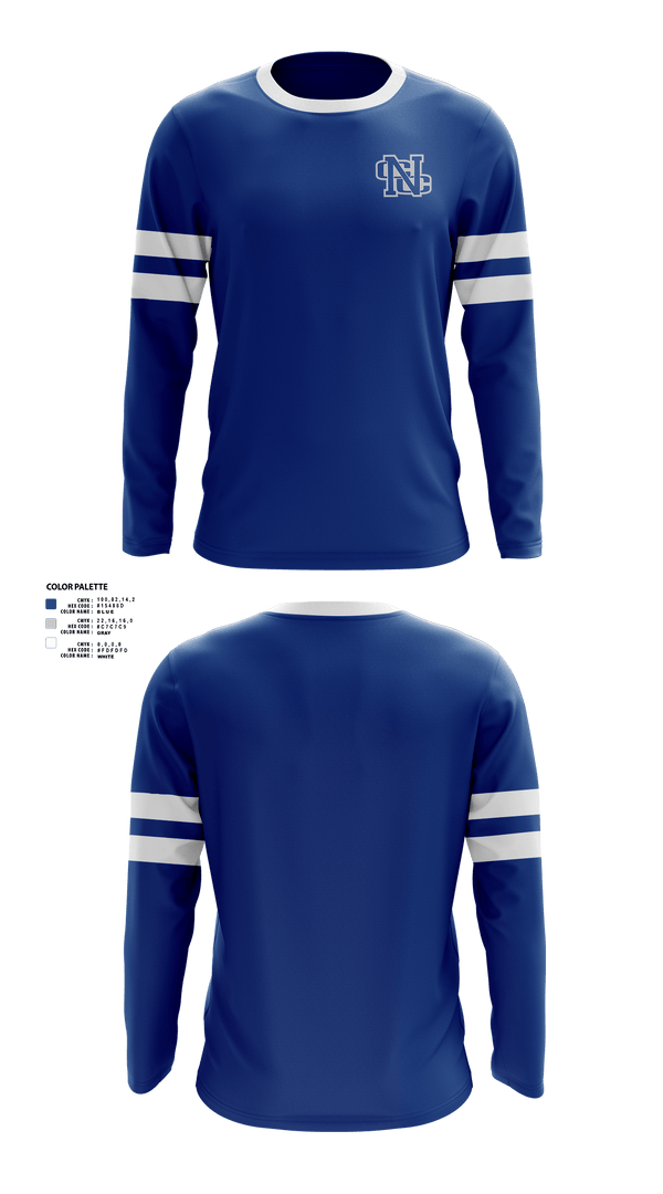 Long Sleeve Performance Shirt, Nouvel Catholic Central High School Bowling, Bowling, Teamtime, Team time, sublimation, custom sports apparel, team uniforms, spirit wear, spiritwear, sports uniforms, custom shirts, team store, custom team store, fundraiser sports, apparel fundraiser