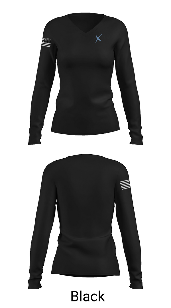 Womens Long Sleeve Vneck Shirt, Southwestern Youth Association Cheer, Cheer, Teamtime, Team time, sublimation, custom sports apparel, team uniforms, spirit wear, spiritwear, sports uniforms, custom shirts, team store, custom team store, fundraiser sports, apparel fundraiser