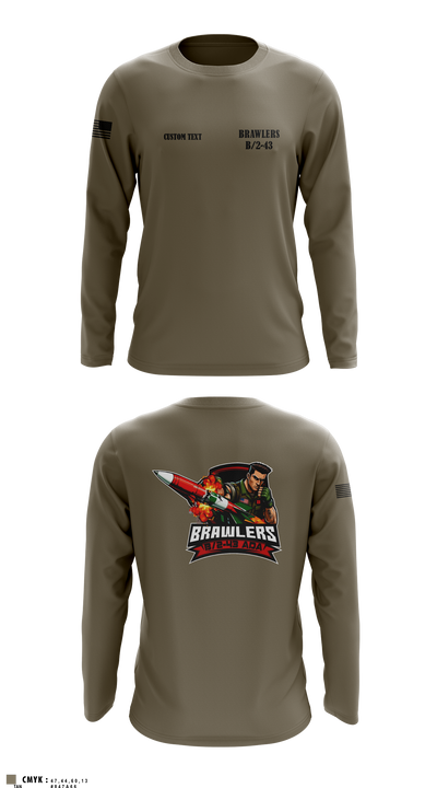 Brawlers 43013823 Long Sleeve Performance Shirt 3