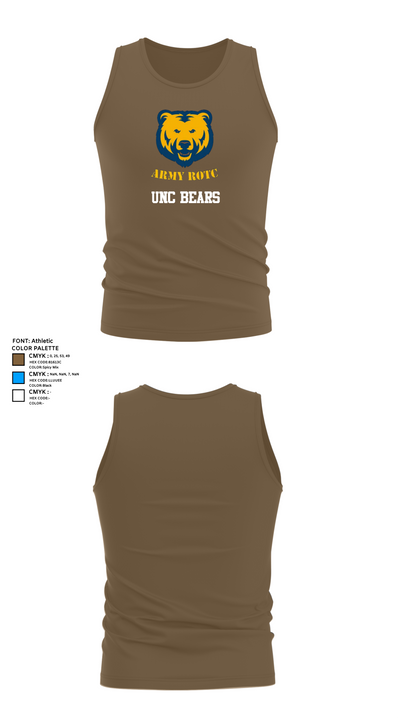 UNC BEARS 8989709 Tank Top - 19