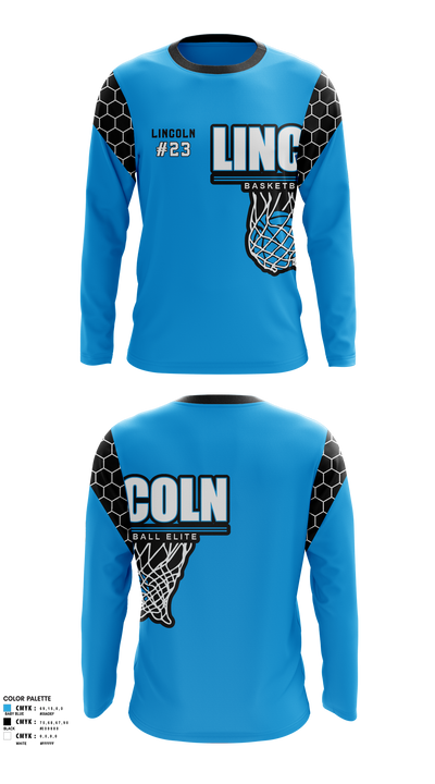 Lincoln Basketball Elite 18971847 Long Sleeve Performance Shirt 1