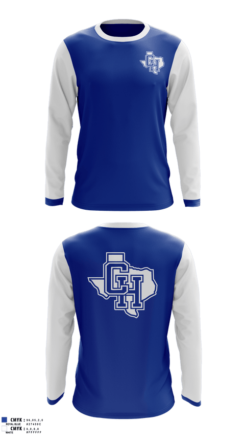 Long Sleeve Performance Shirt, Central Heights High School Swimming, Swimming, Teamtime, Team time, sublimation, custom sports apparel, team uniforms, spirit wear, spiritwear, sports uniforms, custom shirts, team store, custom team store, fundraiser sports, apparel fundraiser